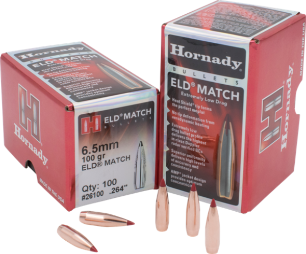Hornady 6,5mm .264" 100Grain ELD Match