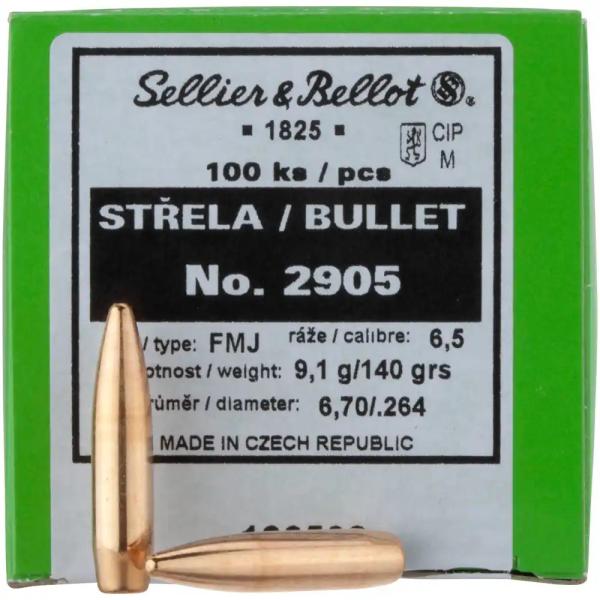 S&B  .264"  6,5mm 140Grain FMJ