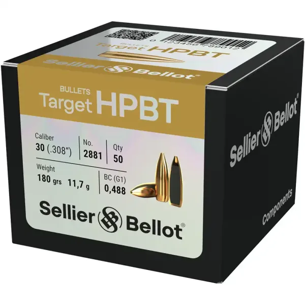 S&B  .30"  180Grain Target HPBT
