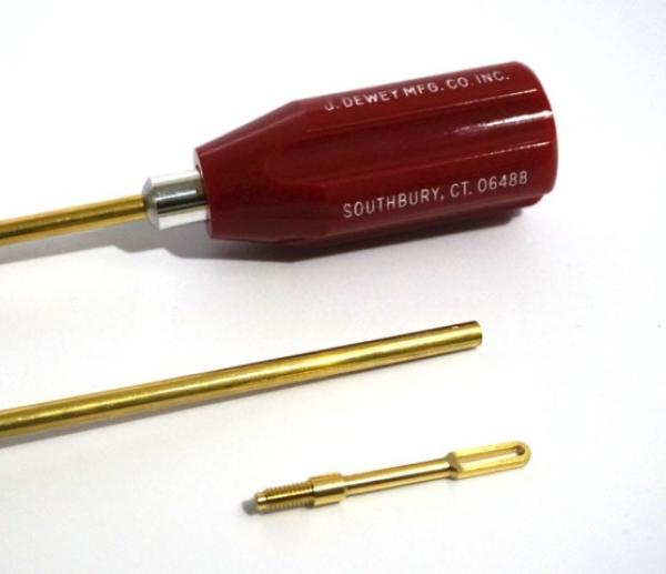 Dewey DM6HB Messing Kurzwaffen Putzstock