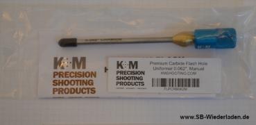 K&M Zündlochentgrater 0.062 1,6mm Carbide