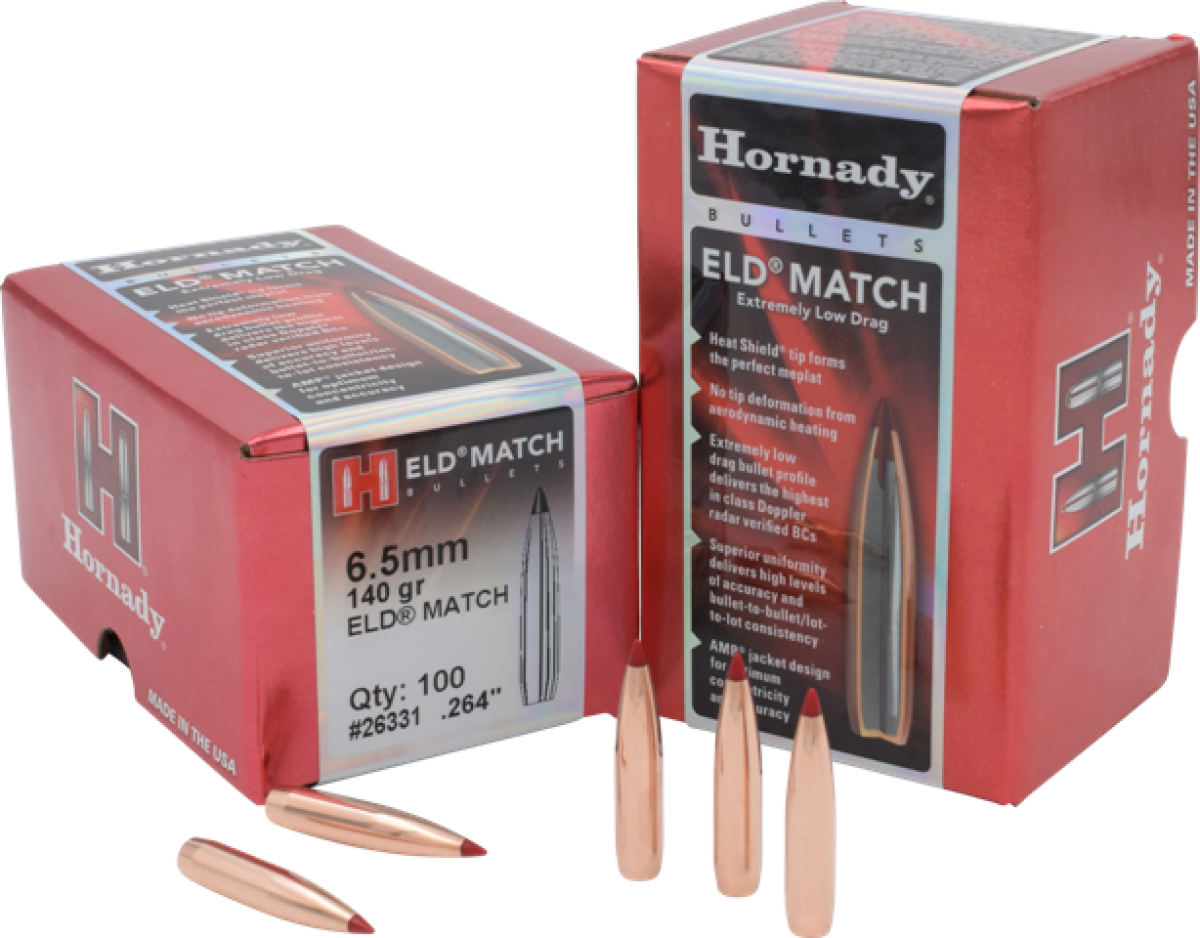 Hornady 6,5mm .264" 140Grain ELD Match