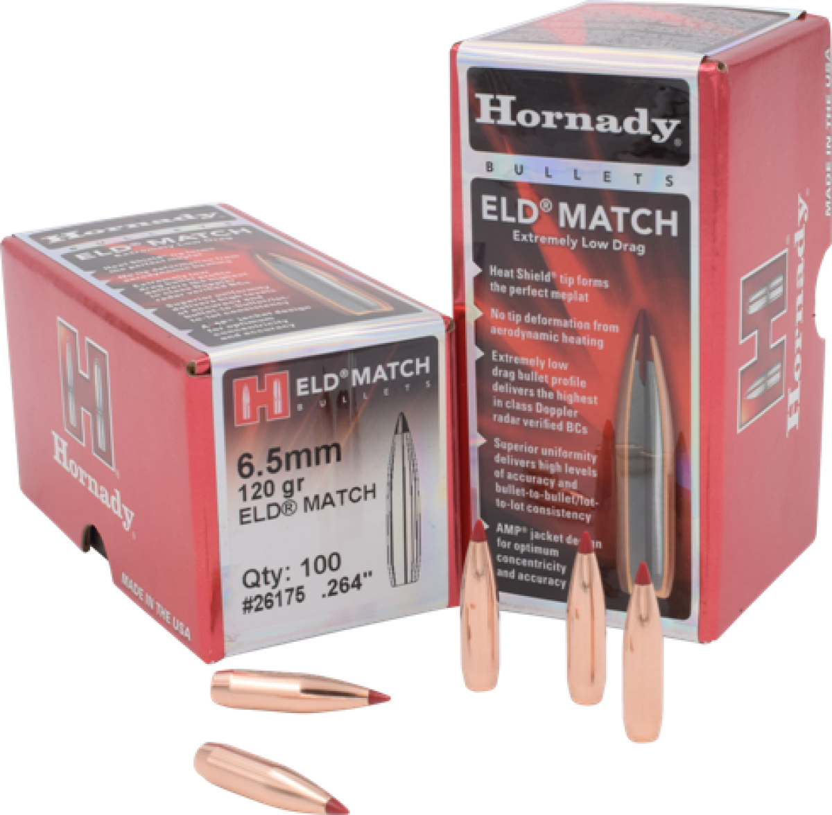 Hornady 6,5mm .264" 120Grain ELD Match