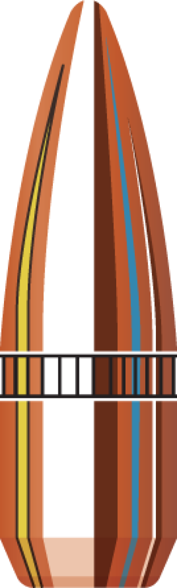 Hornady .22 .224" 55Grain FMJ-BT W/C