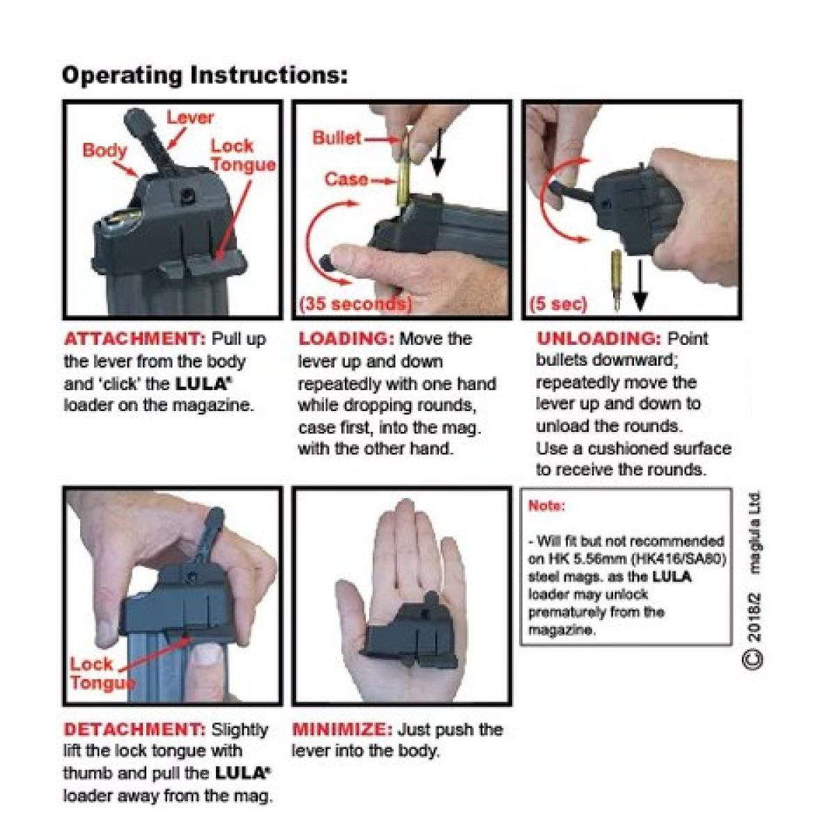 Maglula AR15/M4 LULA Loader&Unloader .223