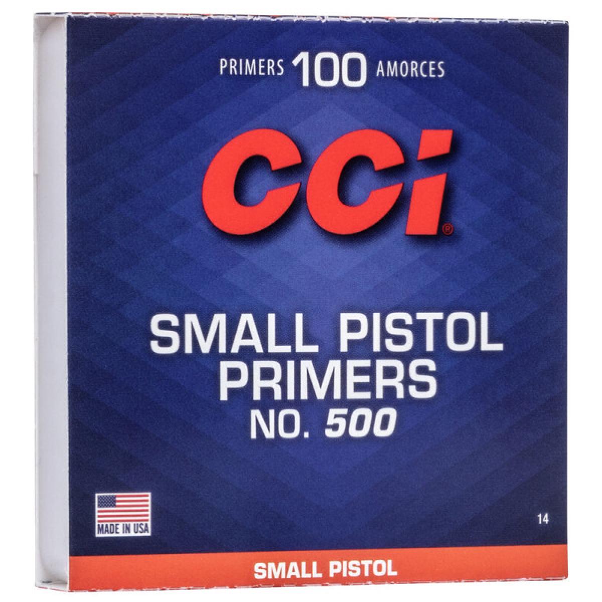 CCI500 Small Pistol