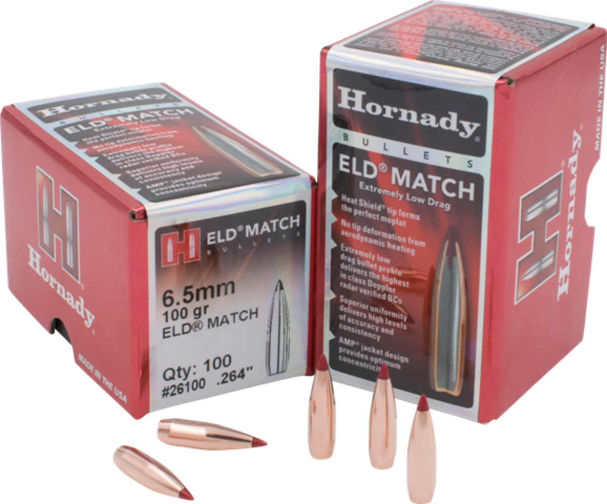 Hornady 6,5mm .264" 100Grain ELD Match
