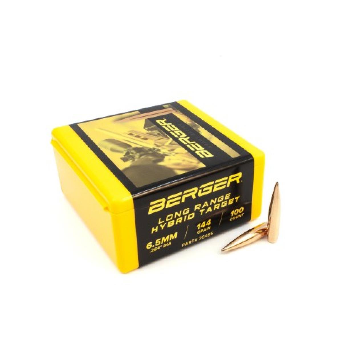 Berger 6,5mm .264" Hybrid Target Longe Range 144Grain