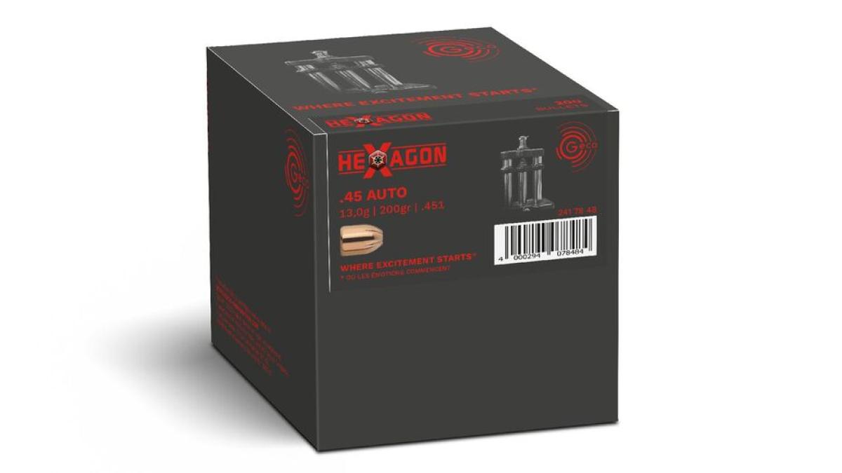 Geco .45 .451" 200Grain Hexagon