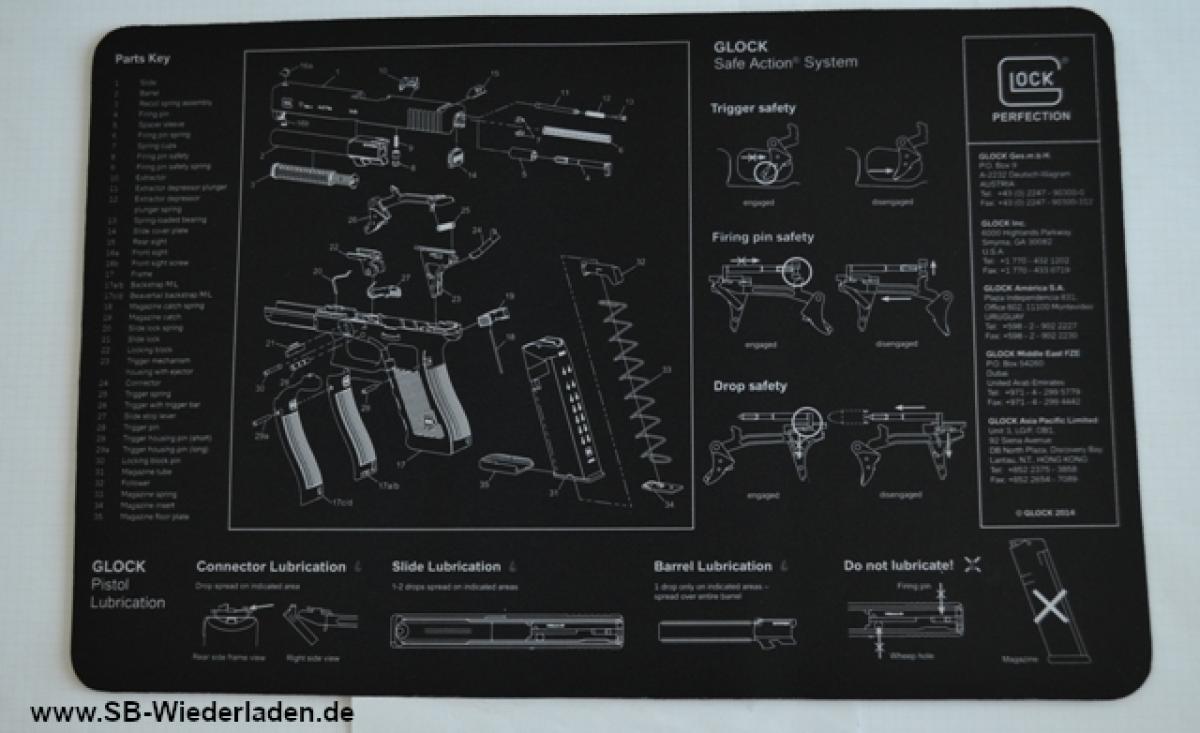 Glock Waffenunterlage