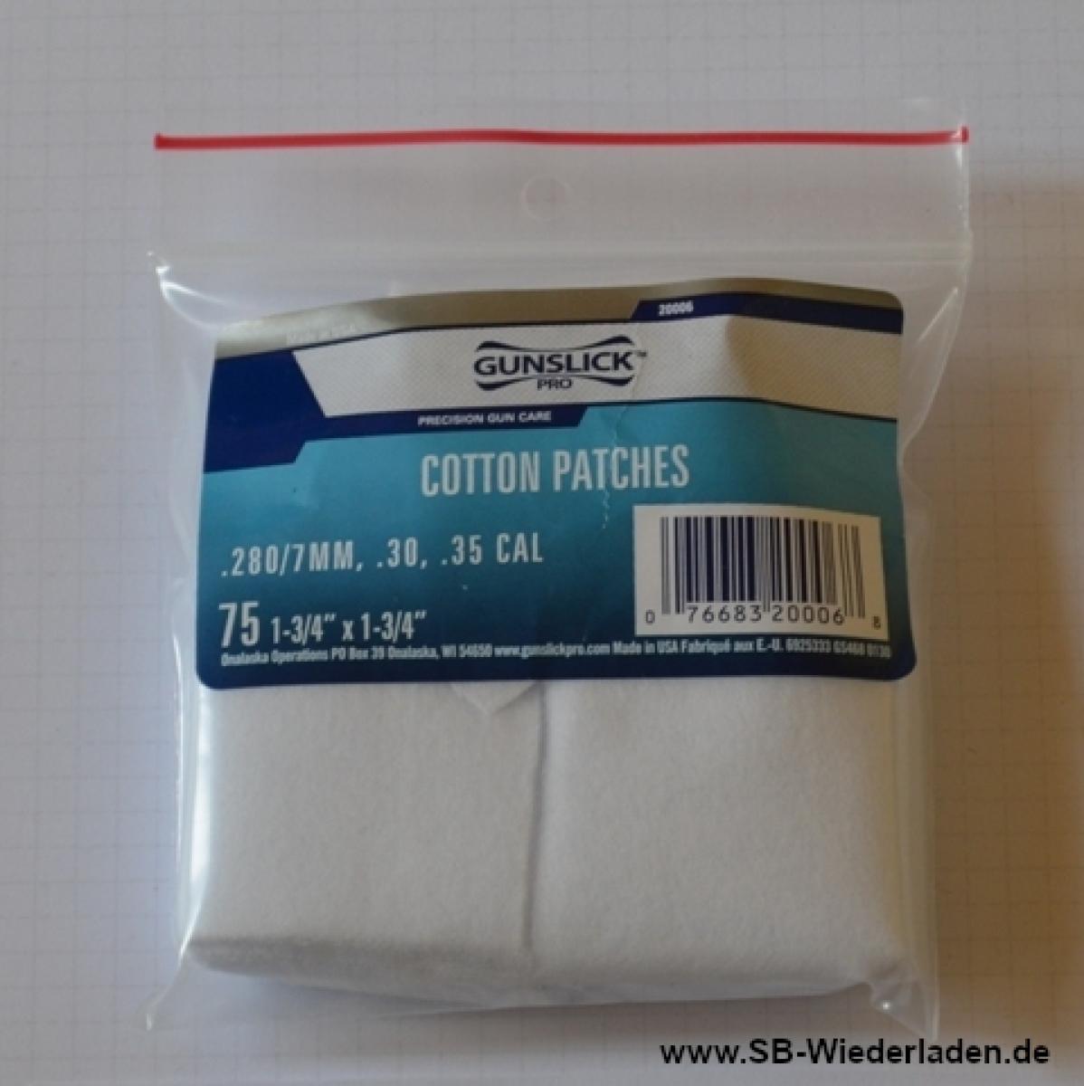 Gunslick Patches 1 3/4"  75Stück