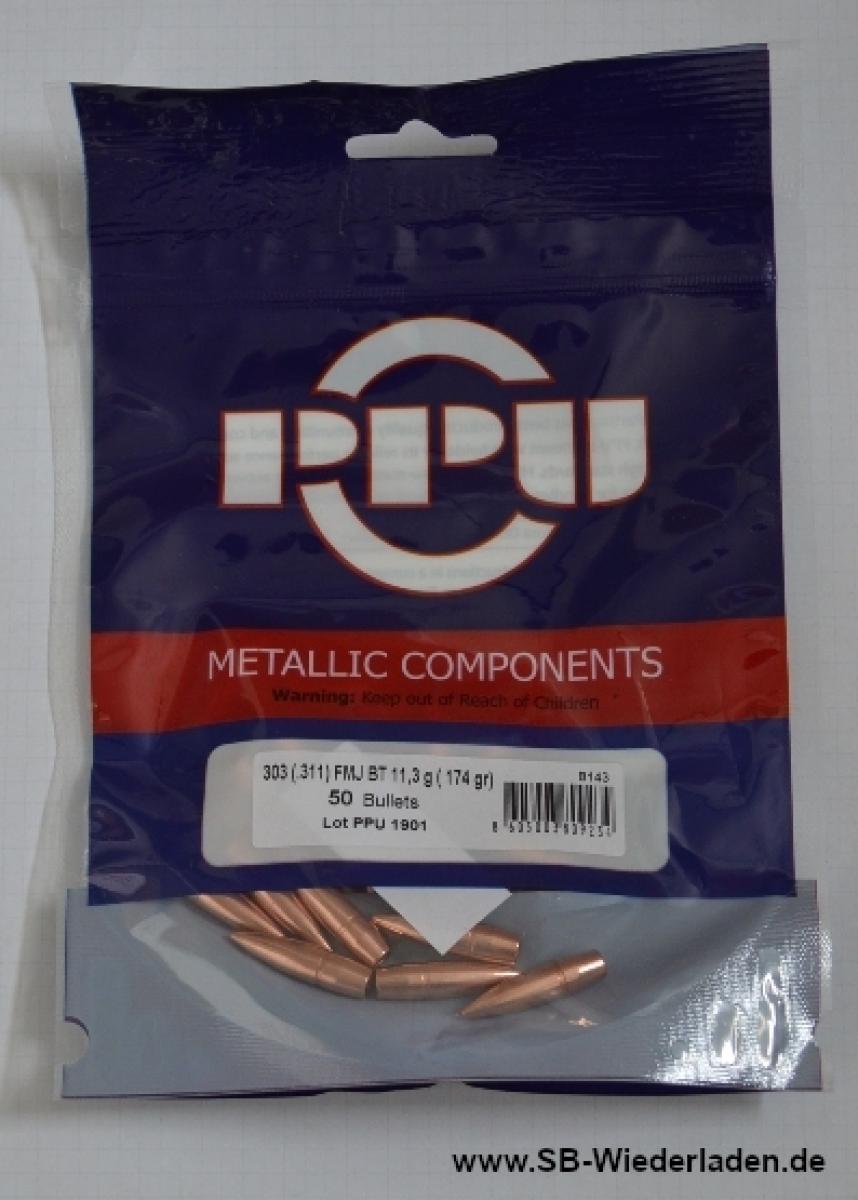 PPU .303 .311" 174Grain FMJBT #B143