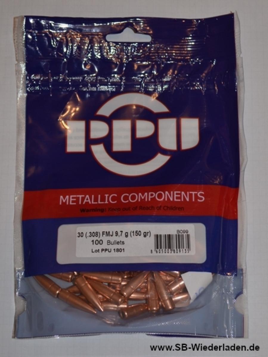 PPU .30 .308" 150Grain FMJ #B099