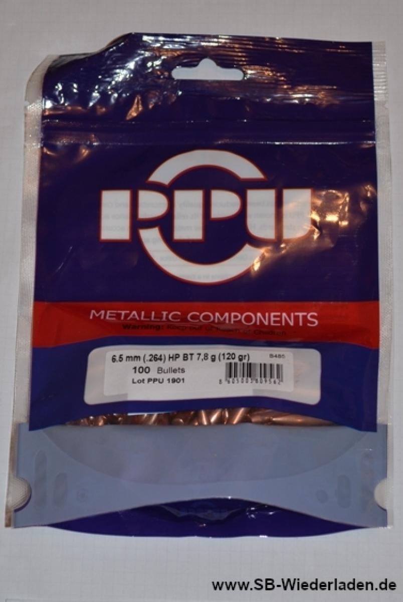 PPU 6,5mm .264" 120Grain HPBT #B485