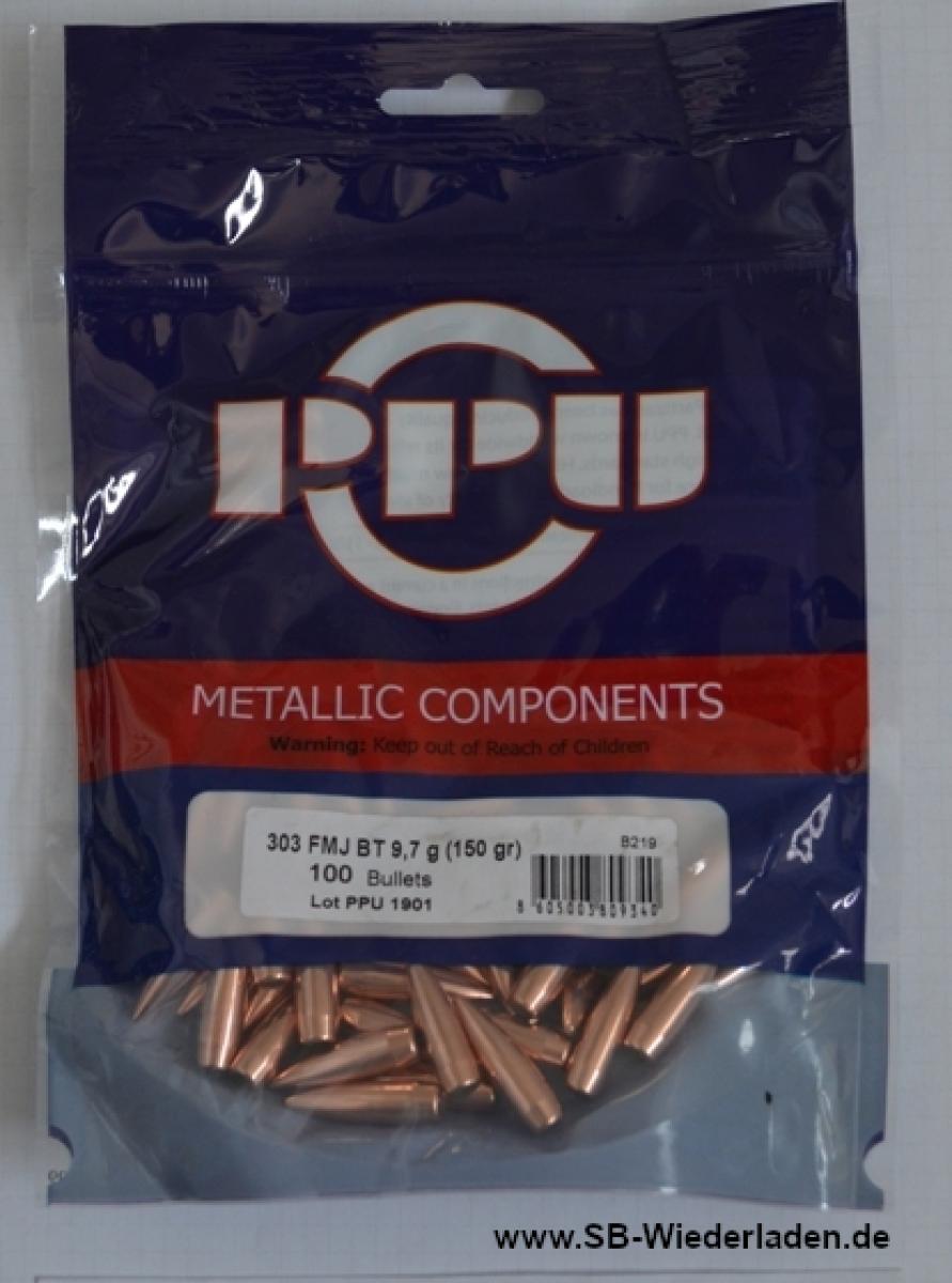 PPU .303 .311" 150Grain FMJBT #B219