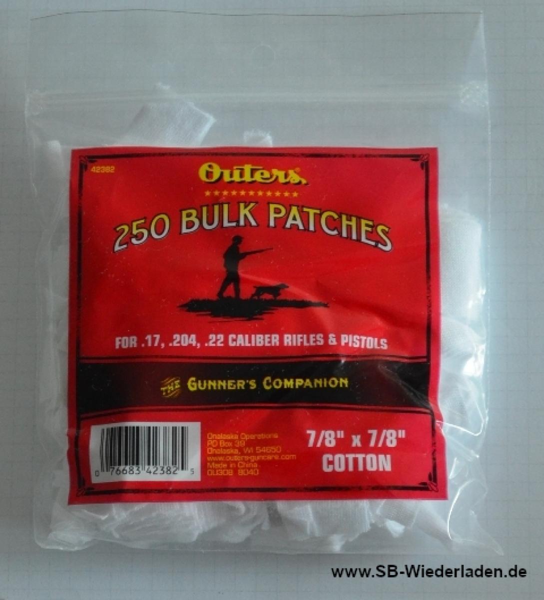 Outers Patches Kaliber .17/.22  250Stück