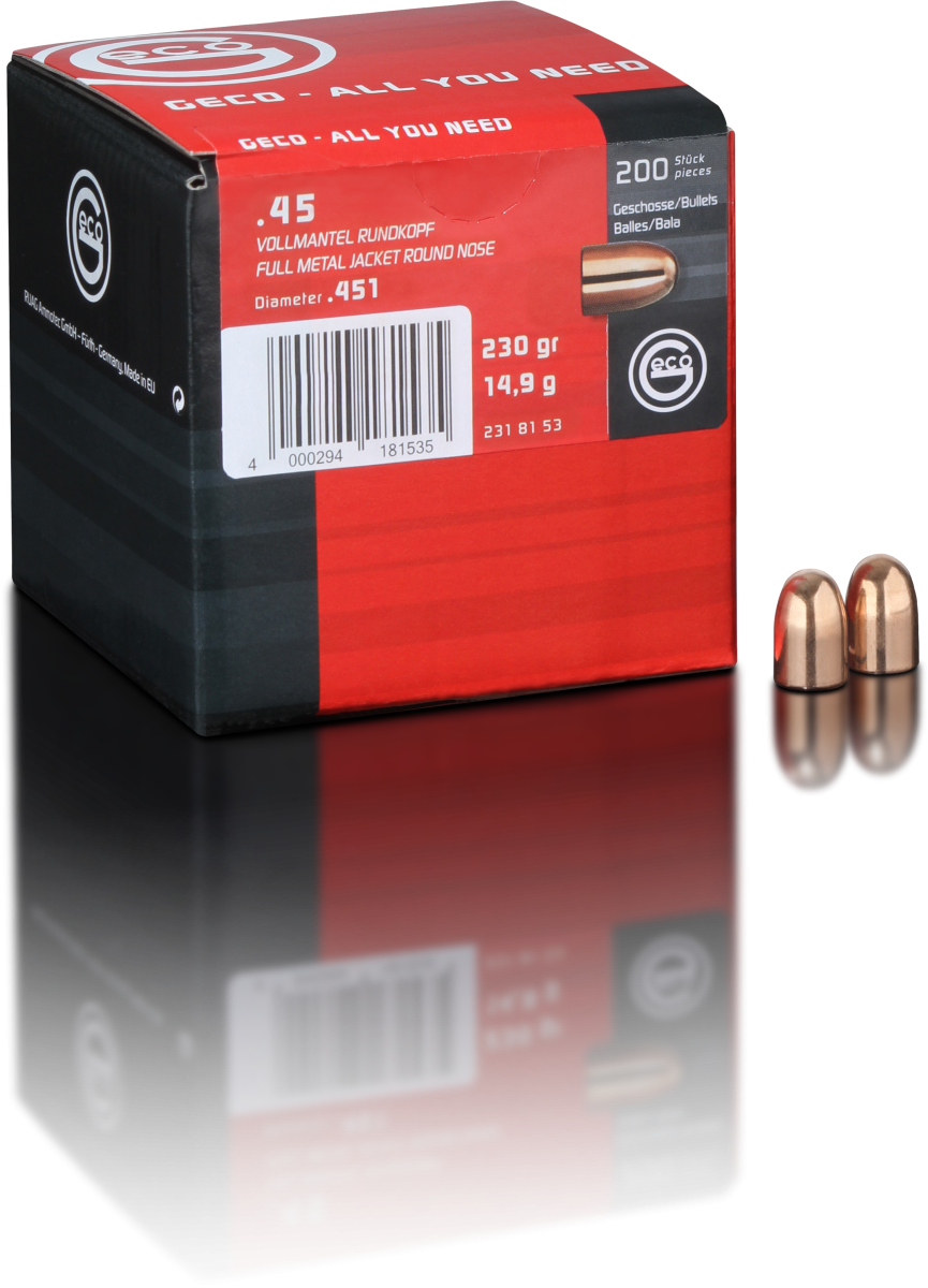 Geco .45 .451" 230Grain RN
