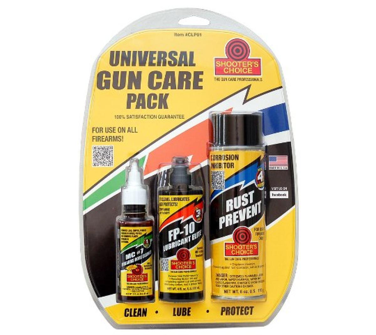 Shooters Choice Universal Gun Care Pack #CLP01