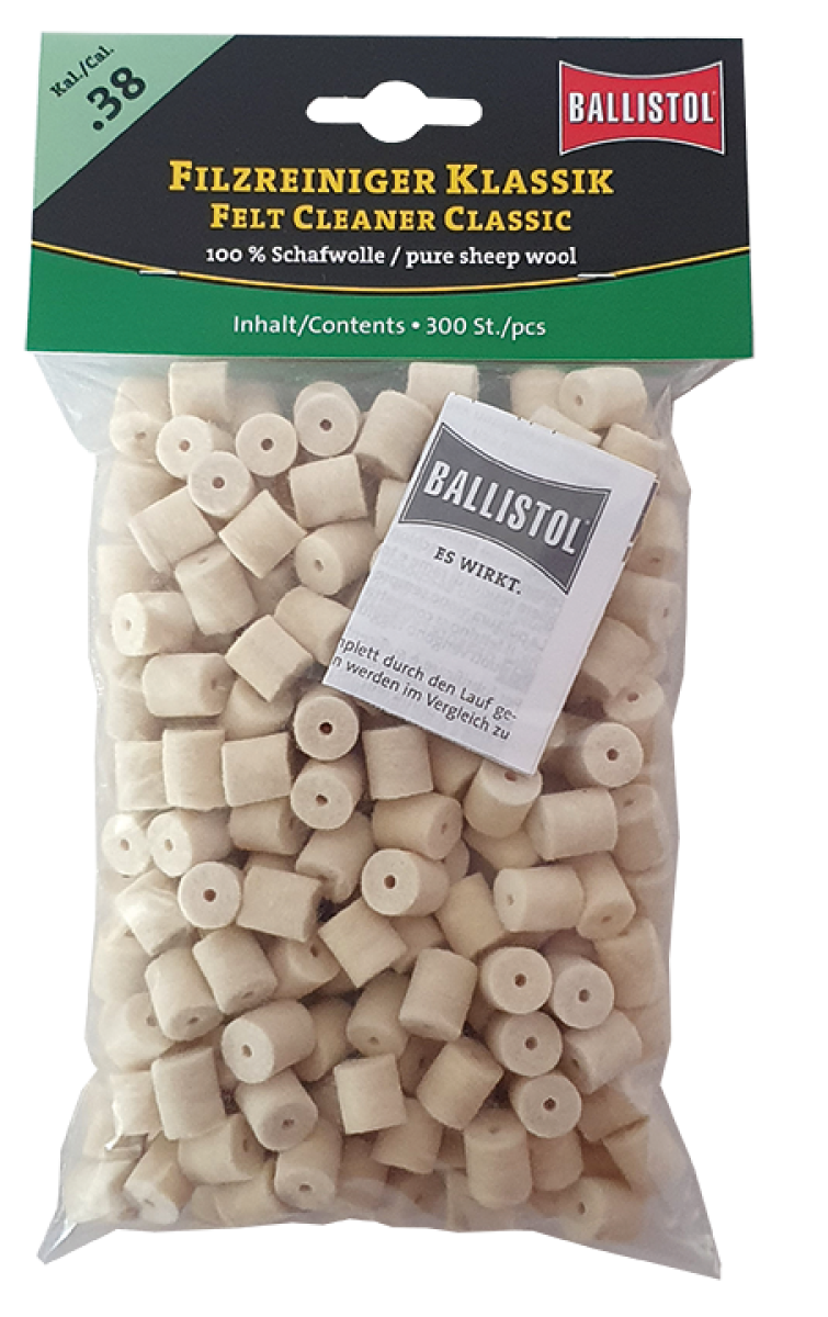 Ballistol Filzreiniger Klassik Kaliber .38  300 Stück