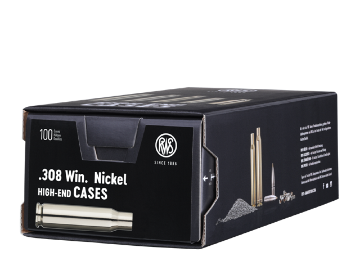 RWS Hülsen .308 Winchester Nickel