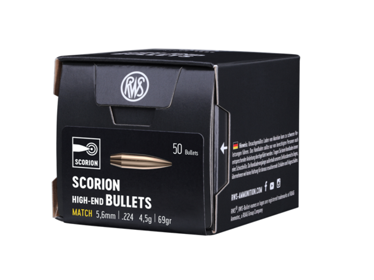 RWS 5,6mm .224" 69Grain Scorion