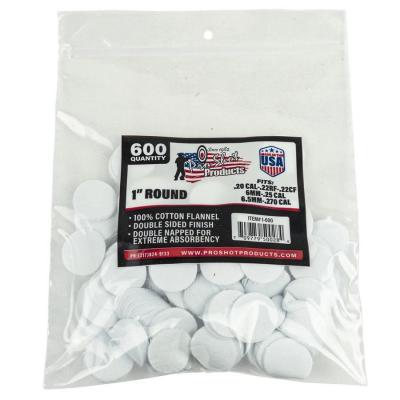 Pro-Shot Round Patches 1" 600Stück