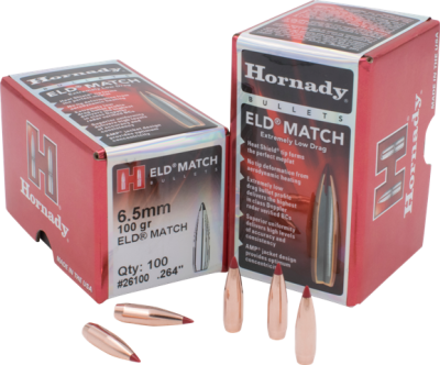 Hornady 6,5mm .264" 100Grain ELD Match
