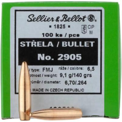S&B  .264"  6,5mm 140Grain FMJ