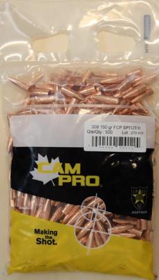 CAM PRO FMJ .30 .308" 150 Grain SP