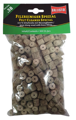Ballistol Filzreiniger Spezial Kaliber .38  300 Stück